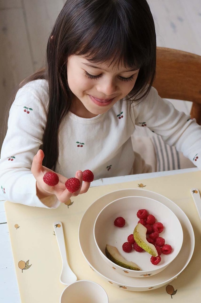 Dječji set posuđa Konges Sløjd PLA DINNER SETS KS4240 bež