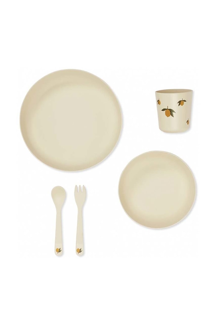 Dječji set posuđa Konges Sløjd PLA DINNER SETS KS4240 bež AA00
