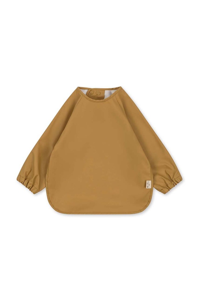 Konges Sløjd salopete pentru bebeluși 2-pack 2 PACK DINNER BIB WITH SLEEVES bej KS2474