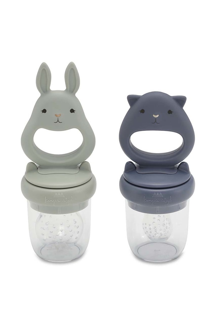 Πιπίλα για σερβίρισμα φρούτων Konges Sløjd SILICONE FRUIT FEEDING PACIFIER 2-pack μπλε KS4279
