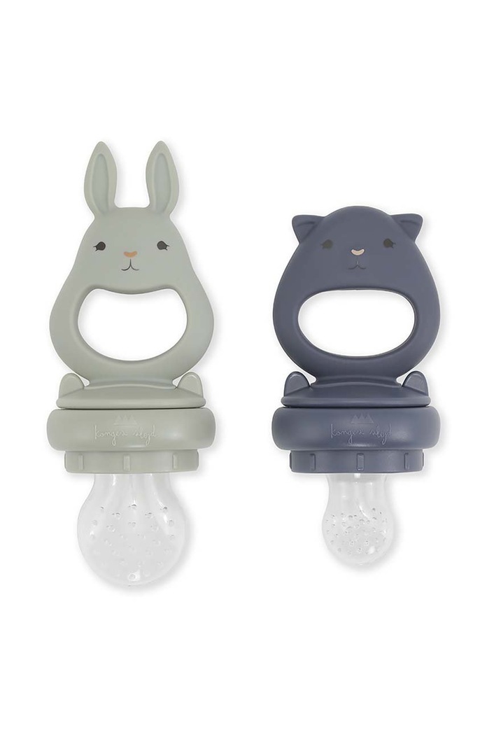 Πιπίλα για σερβίρισμα φρούτων Konges Sløjd SILICONE FRUIT FEEDING PACIFIER KS4279 μπλε AA00