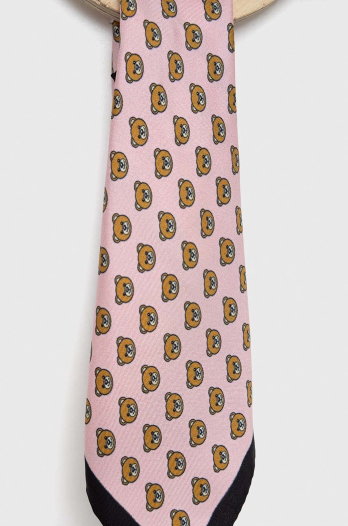 Moschino batistă de buzunar de mătase M5261.E5000 roz AW25