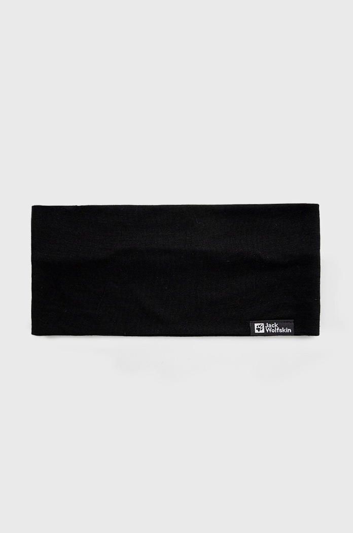 Jack Wolfskin opaska na głowę Merino wełna czarny 1910721