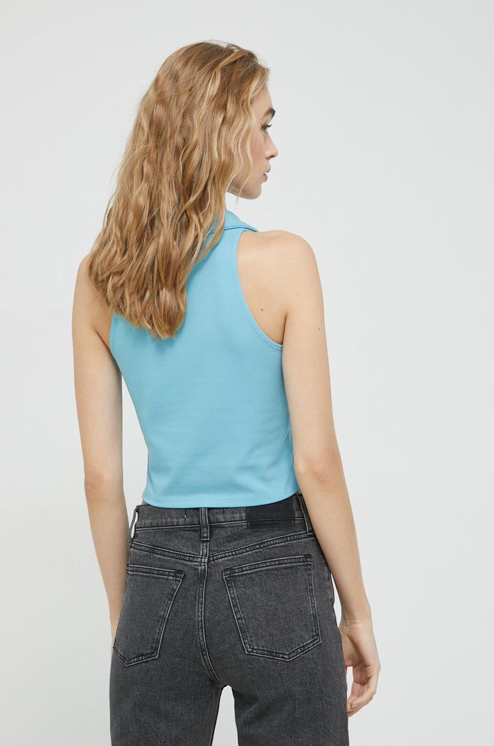 Oblečení Top Abercrombie & Fitch KI139.2544.220 modrá
