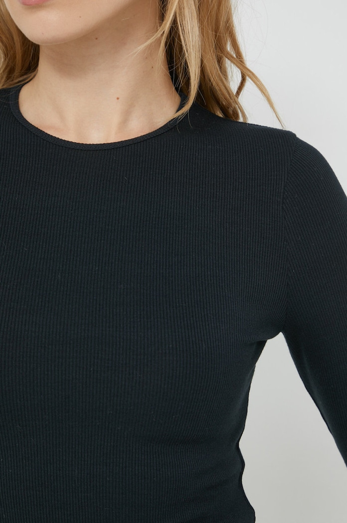 Abercrombie & Fitch longsleeve KI139.2555.900 negru