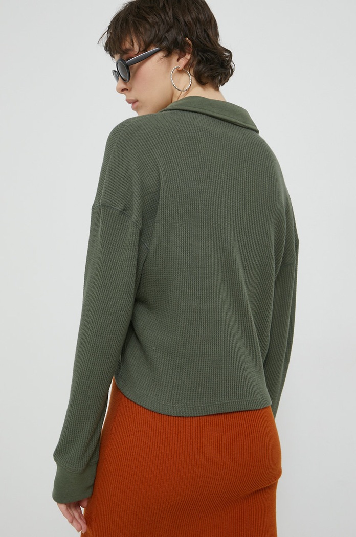 Odzież Abercrombie & Fitch sweter KI139.2598.300 zielony