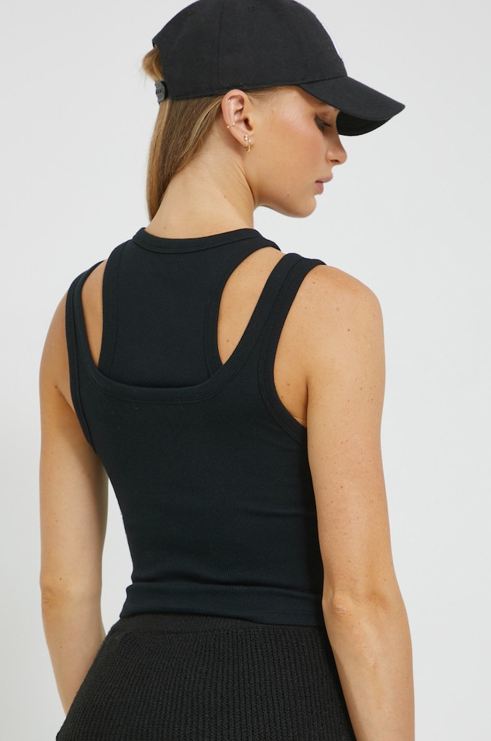 Oblečení Top Abercrombie & Fitch KI139.2616.900 černá