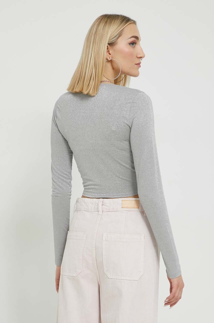 Дрехи Блуза Abercrombie & Fitch KI139.2703.110 сив
