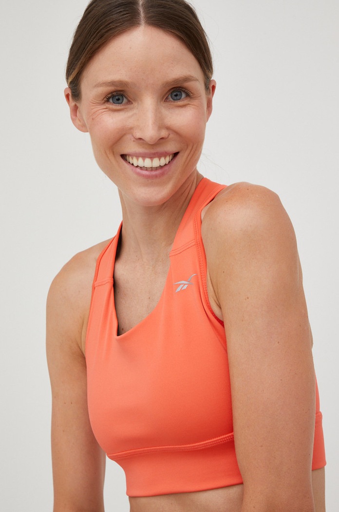 Športni modrček Reebok Running Essentials oranžna HK4775