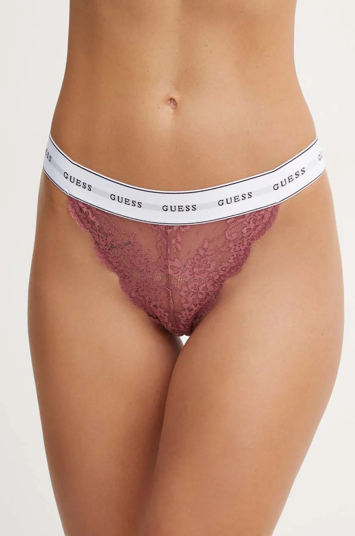 Бикини Guess BELLE надпис червен O97E01.KBBT0