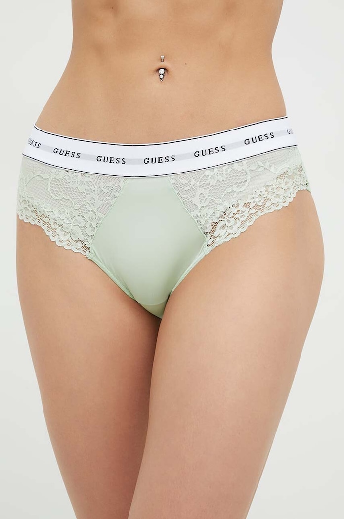 Gaćice Guess pletivo zelena O2BE08.KBBT0
