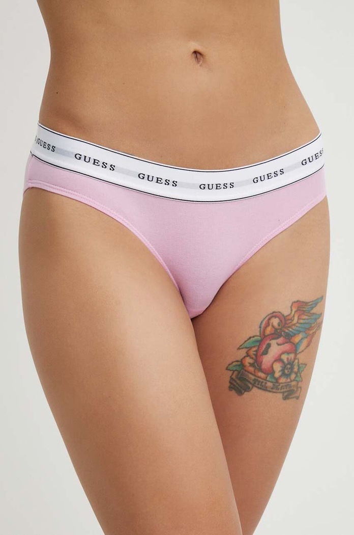 Guess figi damskie CARRIE dzianina różowy O97E02.KBBU1