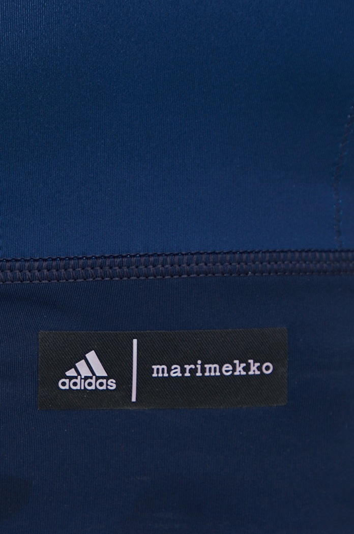 Športová podprsenka adidas Performance Marimekko HH7313 tmavomodrá