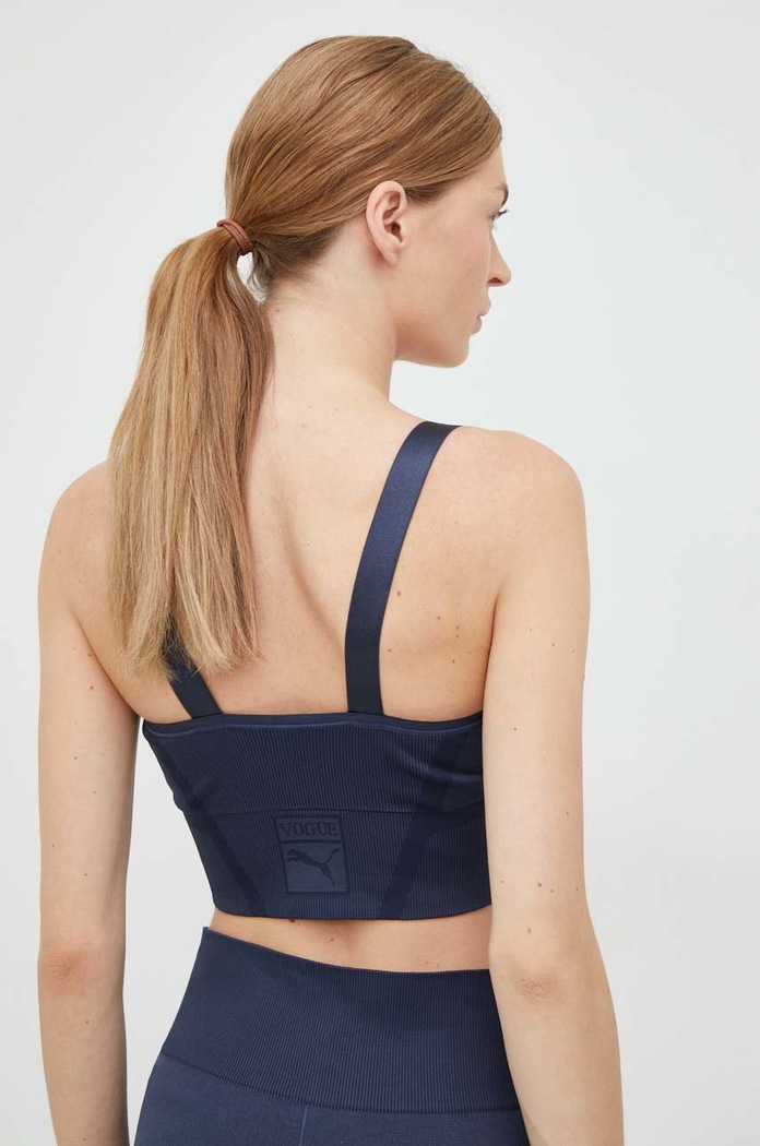 Oblečenie Športová podprsenka Puma x VOGUE 536689 tmavomodrá