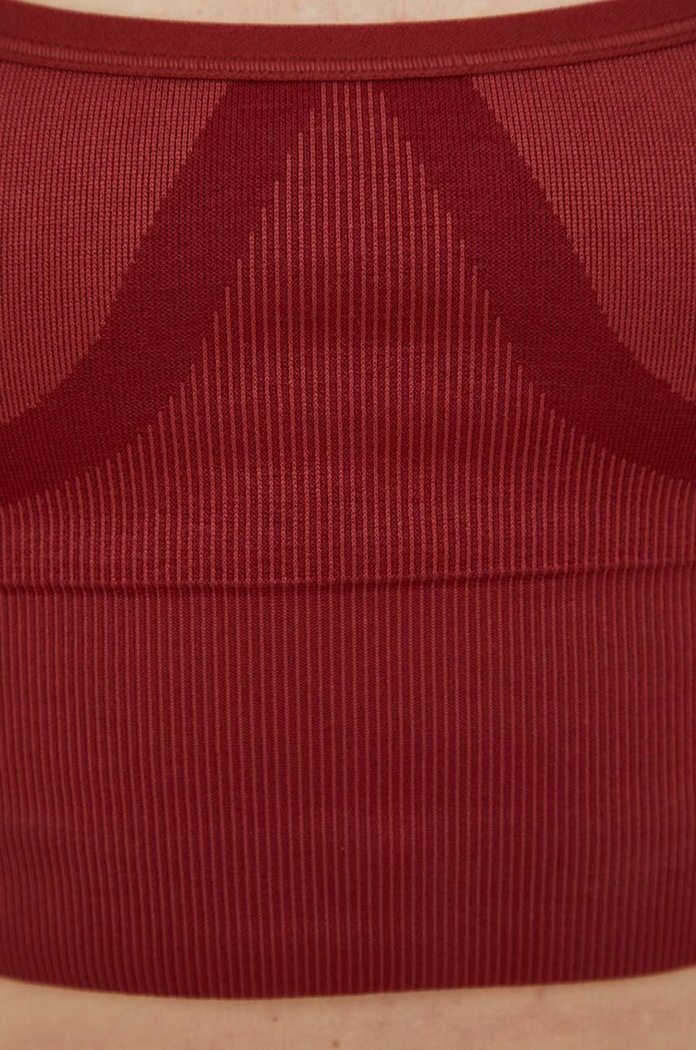 Sportovní podprsenka Puma x VOGUE 536689 burgundské