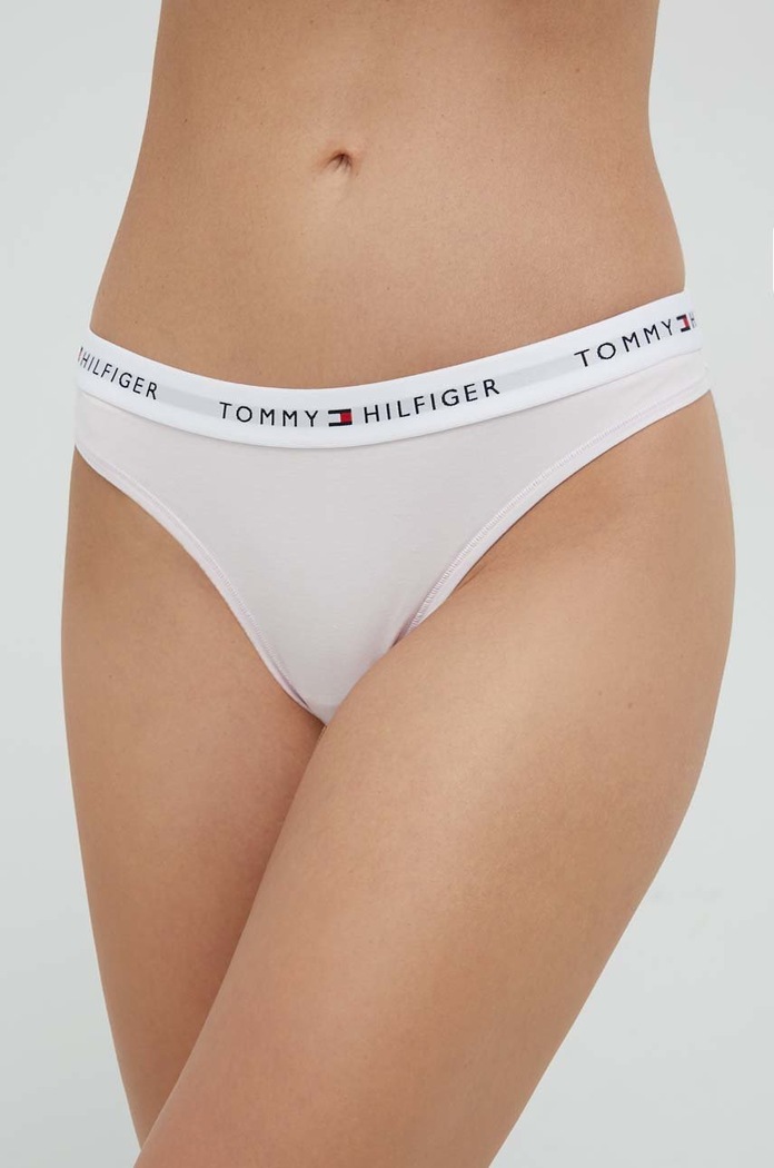 Tangá Tommy Hilfiger tangá ružová UW0UW03835.9BYY