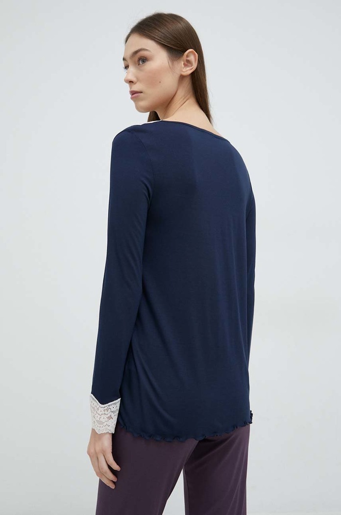 United Colors of Benetton hosszú ujjú pizsama 3Z123M856.13C sötétkék AW22