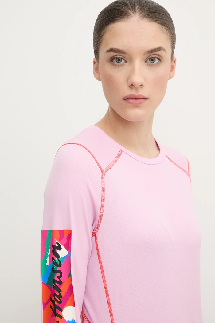 Longsleeve funcțional LIFA ACTIVE Helly Hansen 49393 roz