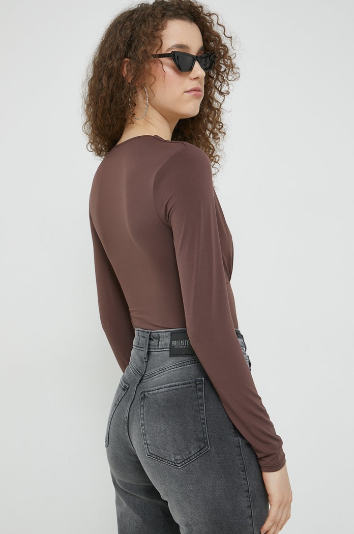 Oblečenie Body Abercrombie & Fitch KI139.2579.410 hnedá