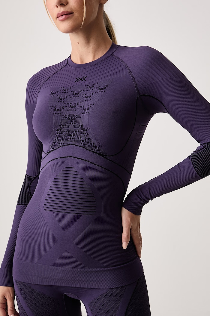 Odzież X-bionic Longsleeve funkcyjny damski ENERGY ACCUMULATOR 4.0 EA.WT06W19W fioletowy