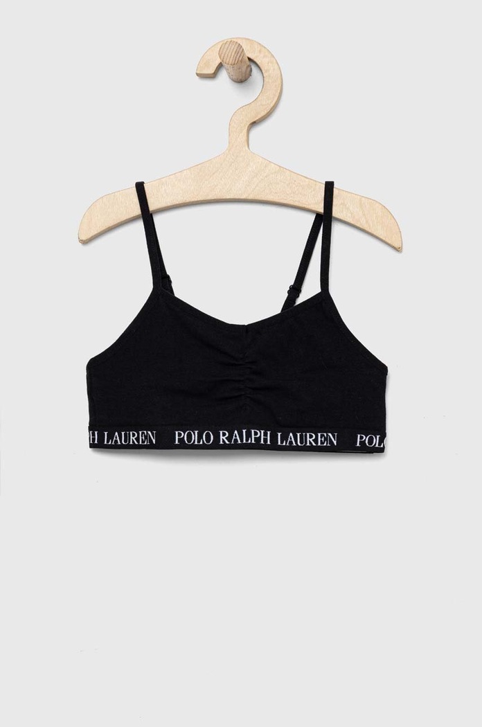 Detská podprsenka Polo Ralph Lauren 2-pak 4P5017 čierna SS24