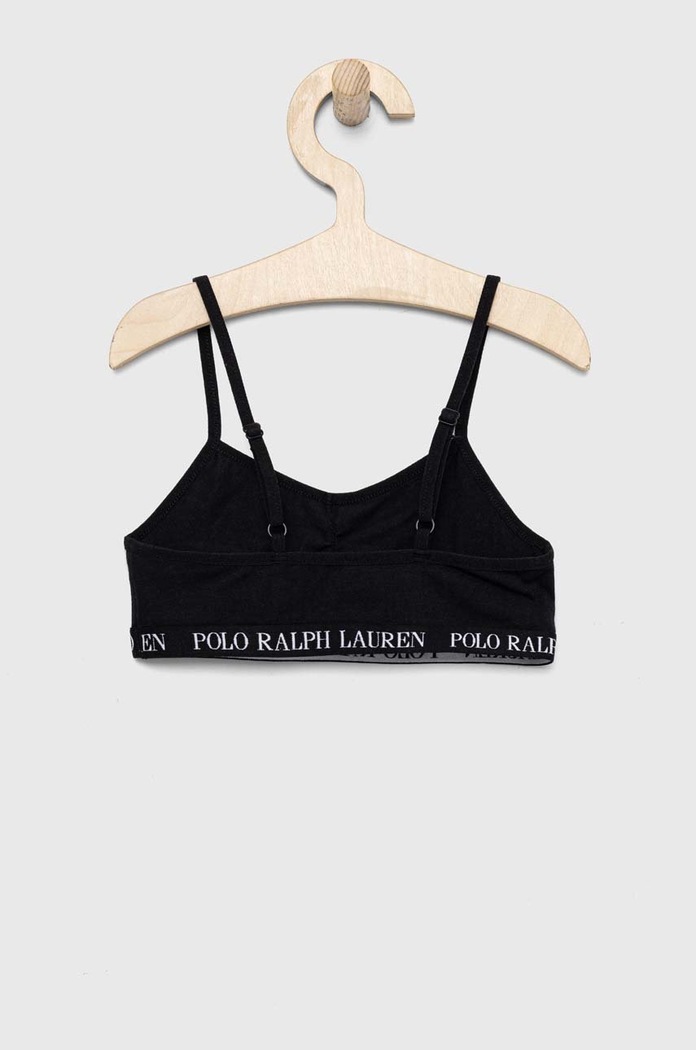 Dievča Detská podprsenka Polo Ralph Lauren 2-pak 4P5017 čierna