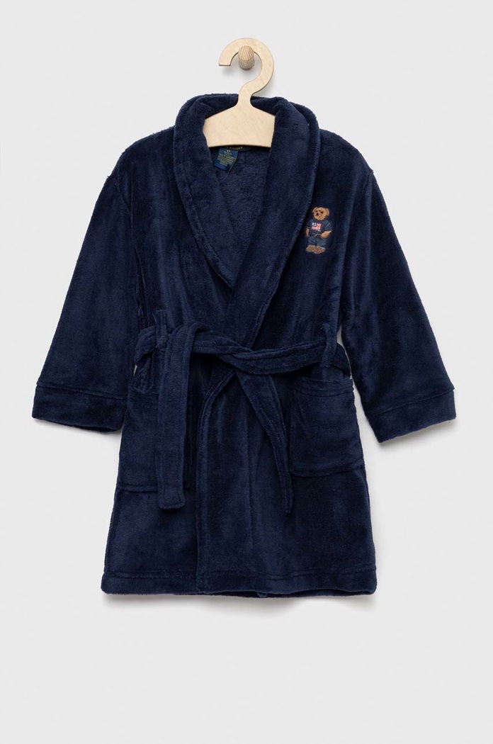 Παιδική ρόμπα Polo Ralph Lauren σκούρο μπλε 7P0042