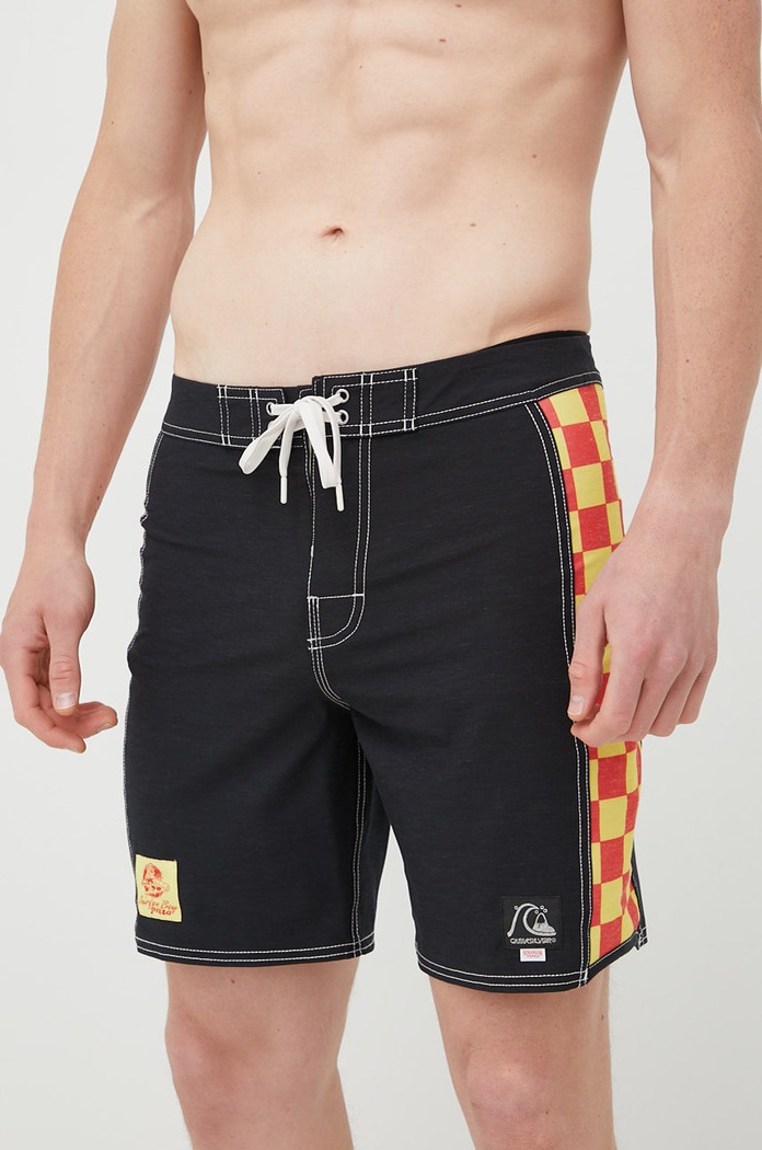 Quiksilver szorty kąpielowe x Stranger Things wzorzyste czarny EQYBS04753