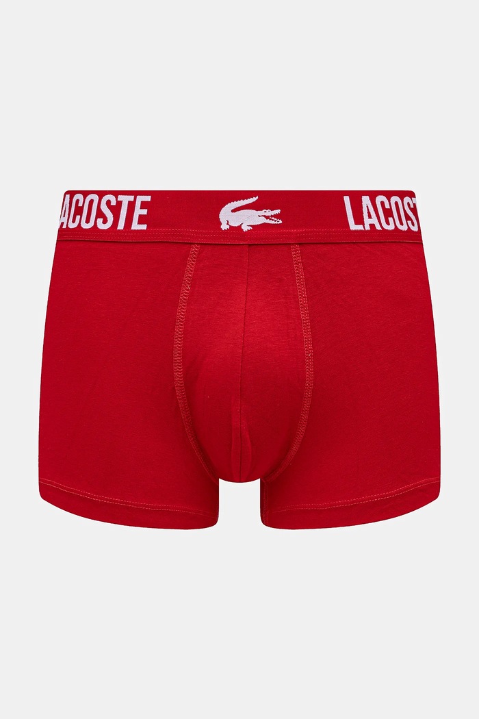 Boxeri 3-pack Lacoste 5H3321 rosu