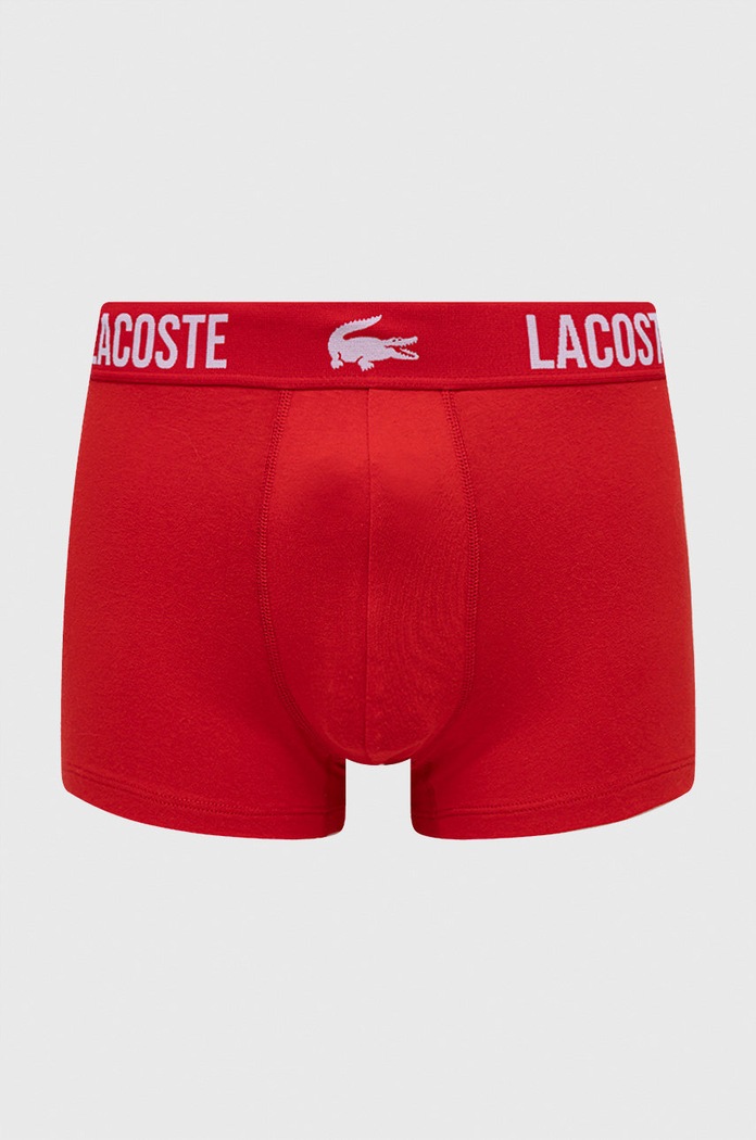 Oblačila Boksarice Lacoste 3-pack 5H3321 rdeča