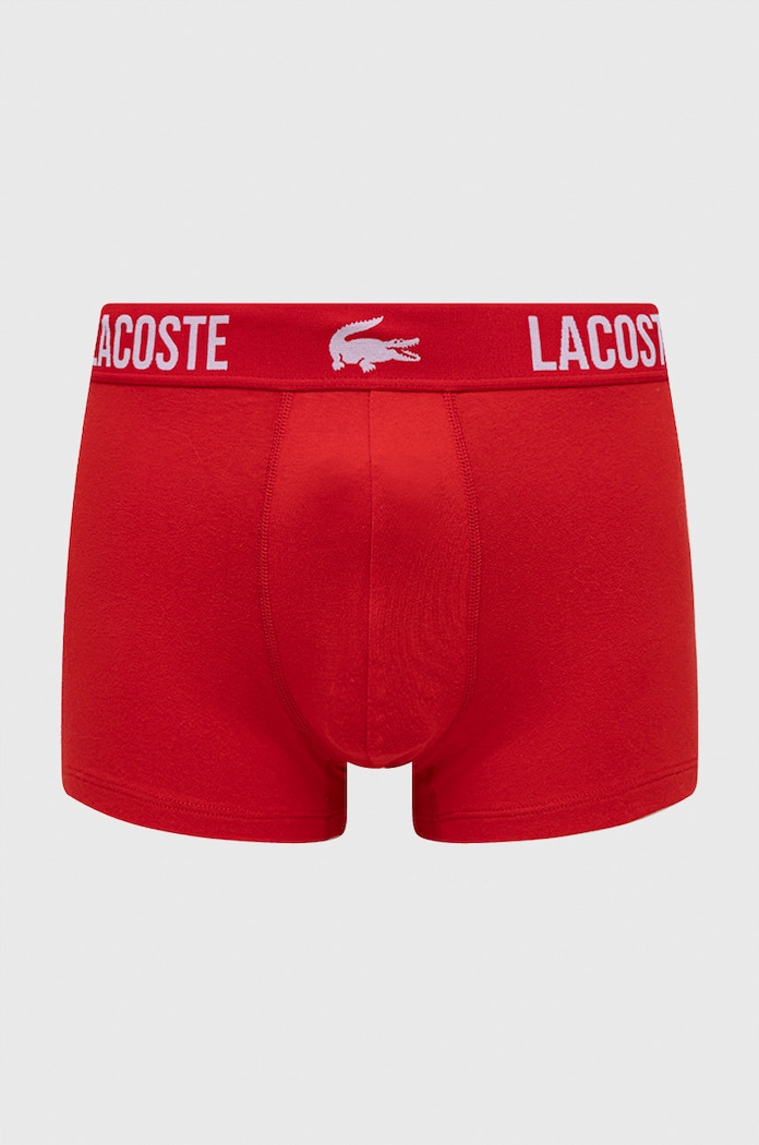 Oblačila Boksarice Lacoste 3-pack 5H3321 rdeča