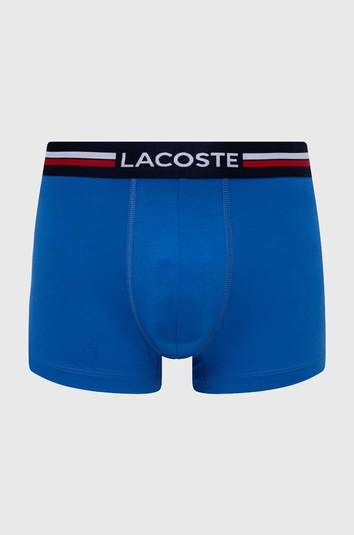 Lacoste Boxeri 3-pack 5H3386 bleumarin SS24