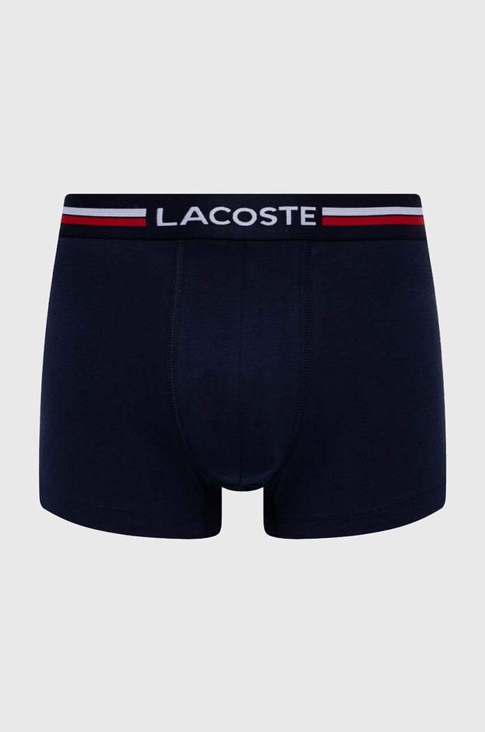 Îmbrăcăminte Lacoste Boxeri 3-pack 5H3386 bleumarin