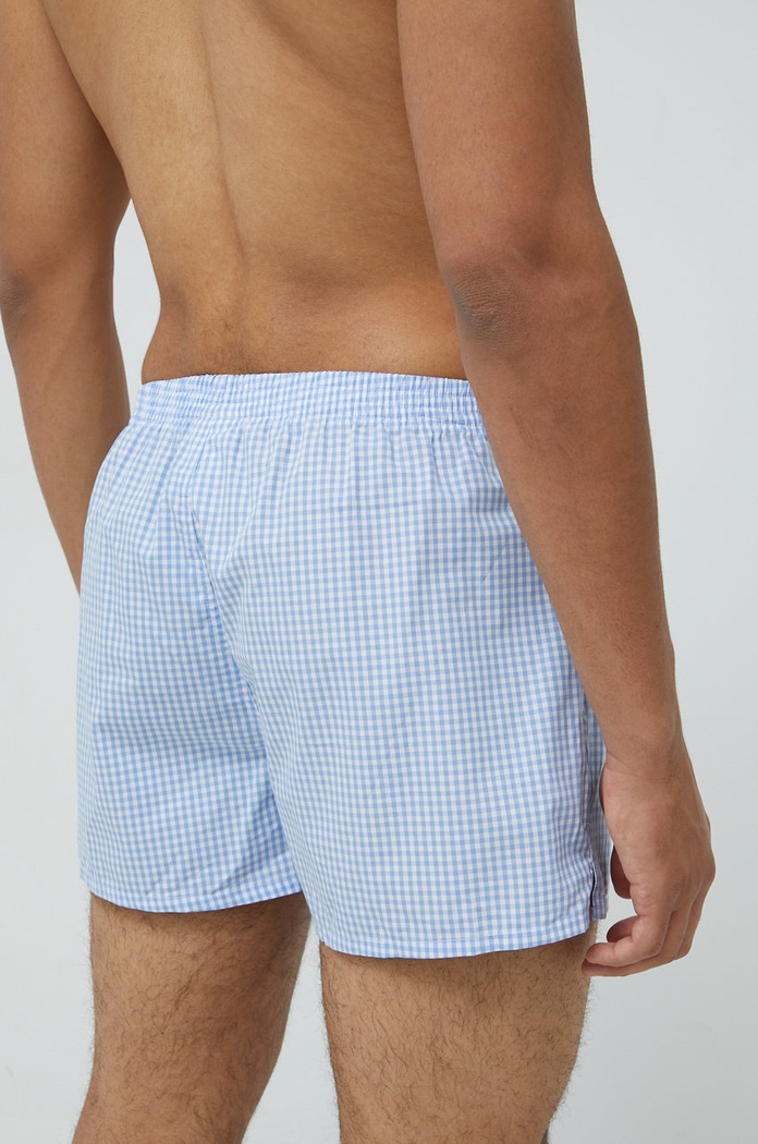 Одяг Бавовняні боксери BOSS 2-pack NOS Boxer CW 2P 50480075 блакитний