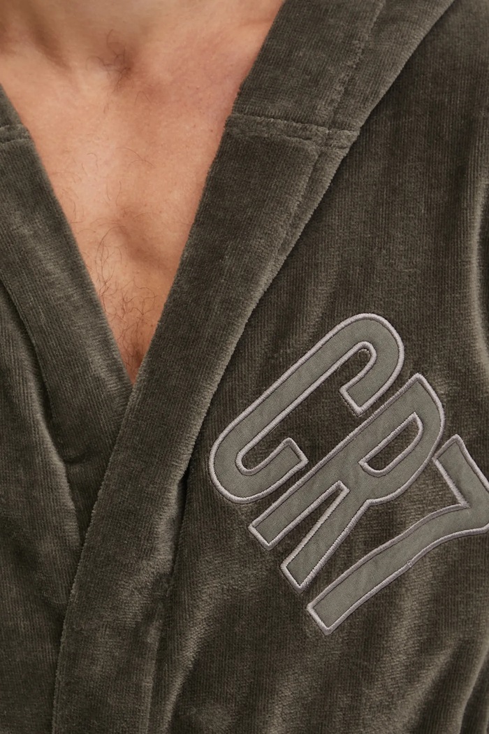 CR7 Cristiano Ronaldo halat de baie din bumbac 8740.93.411 gri