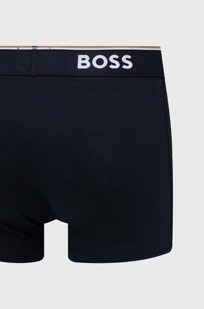 Oblečení Boxerky BOSS Trunk 3P Power 3-pack 50475274 námořnická modř