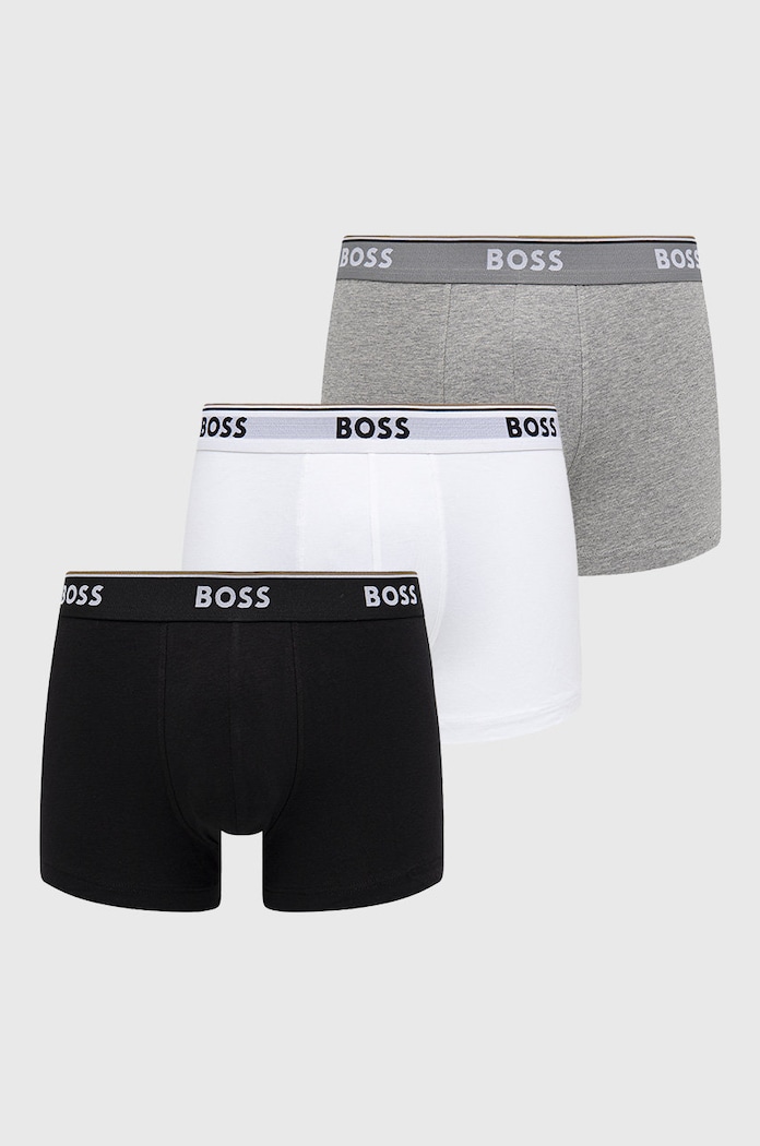 Боксери BOSS (3 - Pack) Trunk 3P Power меланж білий 50475274