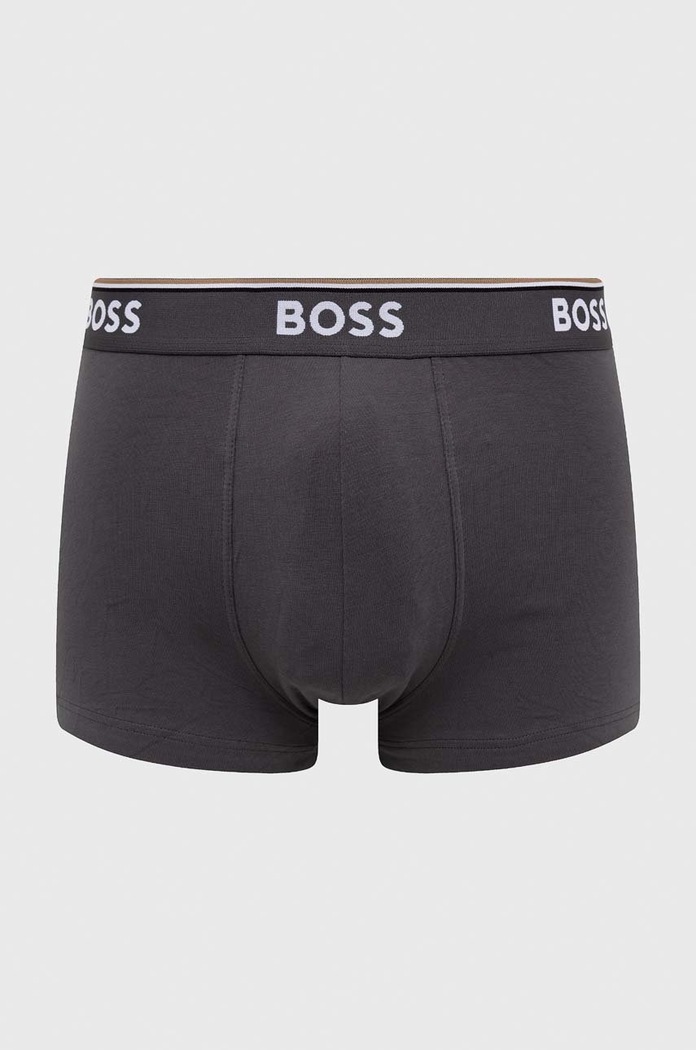 Boxerky BOSS Trunk 3P Power 3-pack 50475274 modrá AA00