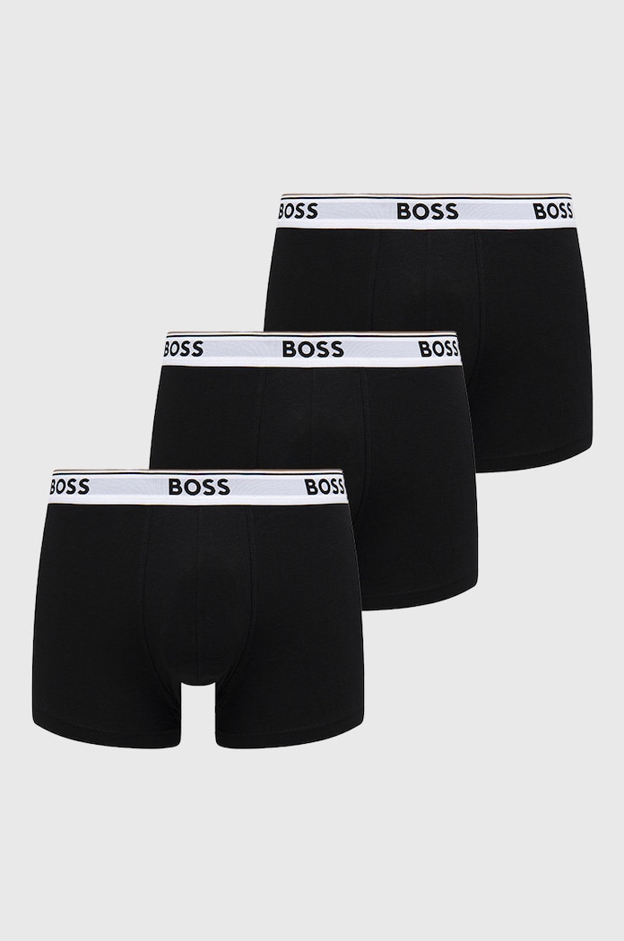 Боксеры BOSS (3 - Pack) Trunk 3P Power меланж чёрный 50475274