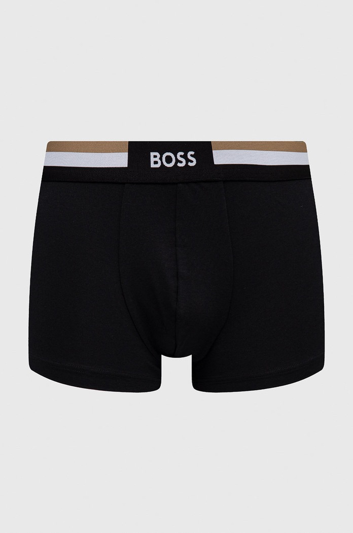 Boxerky BOSS pletenina černá 50475416
