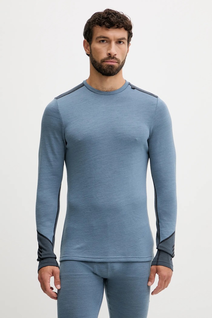 Helly Hansen Longsleeve funcțional din lână LIFA MERINO albastru 49364