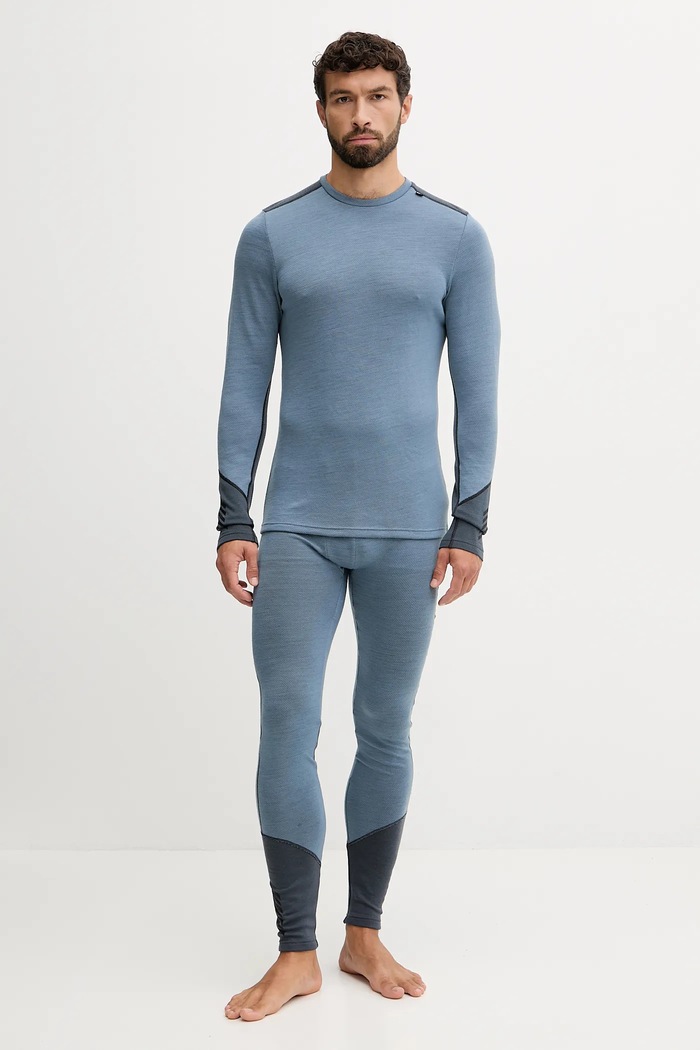 Helly Hansen Longsleeve funcțional din lână LIFA MERINO 49364 albastru AW25