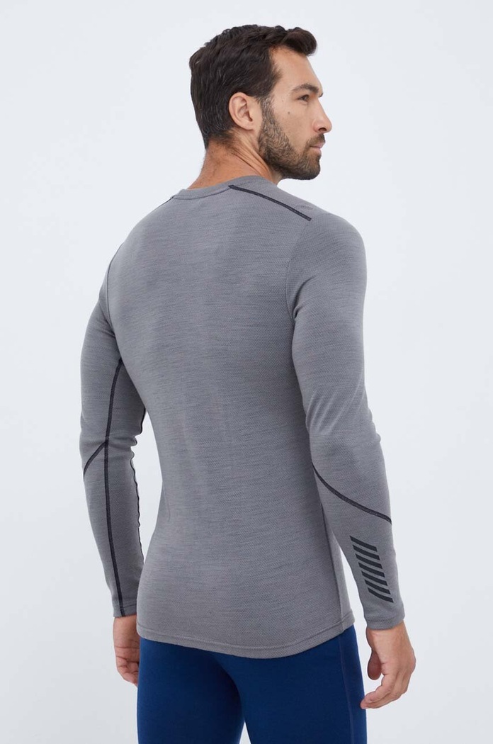 Oblečení Funkční vlněné tričko s dlouhým rukávem Helly Hansen LIFA MERINO 49364 šedá