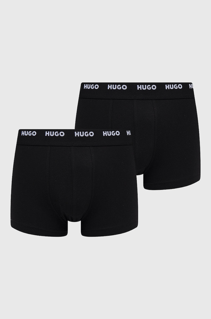 Boxerky HUGO 5-pack pletenina černá 50479944