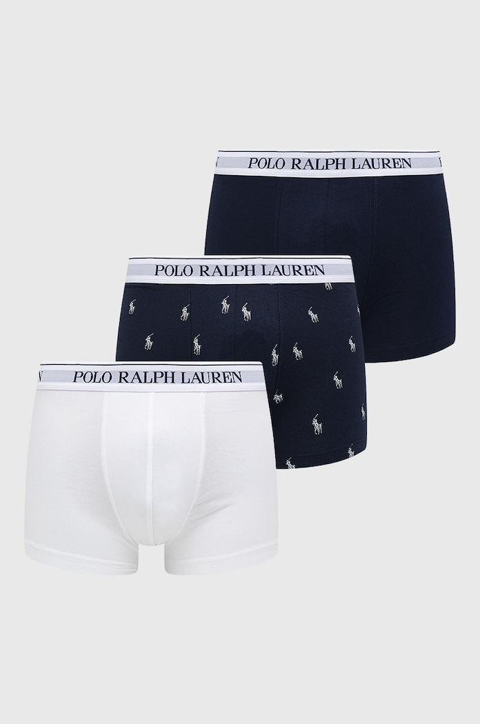 Μποξεράκια Polo Ralph Lauren 3 - Pack στάμπα λευκό 714830299057