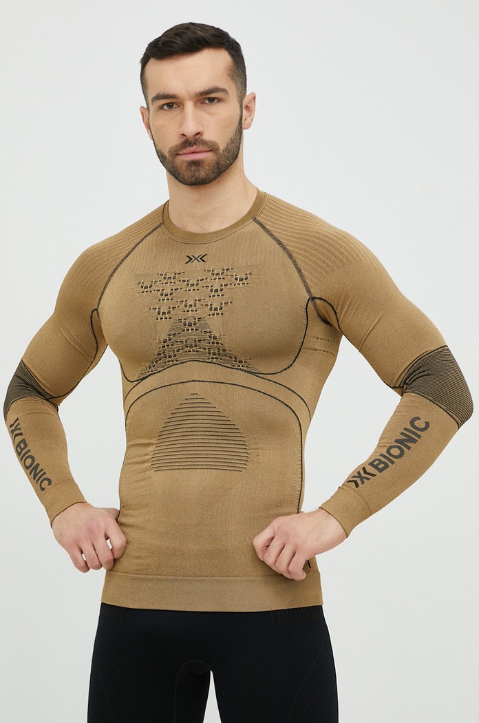 X-Bionic longsleeve funkcyjny Radiactor 4.0 sporty zimowe zielony RA.WTXXW19M