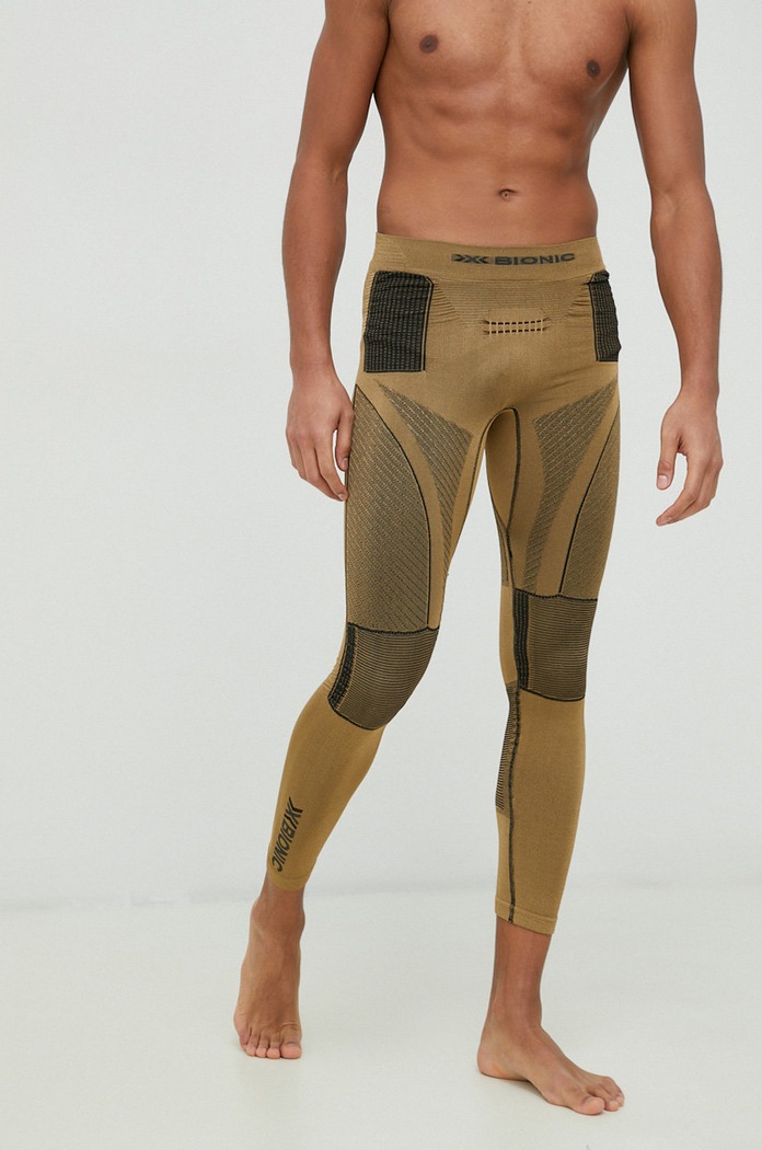 X-Bionic legginsy funkcyjne Radiactor 4.0 sporty zimowe zielony RA.WP05W19M