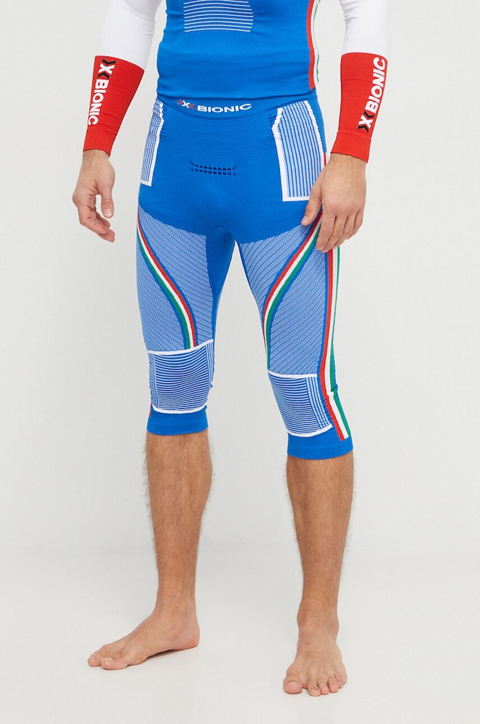 X-Bionic jambiere funcționale Energy Accumulator 4.0 Sporturi de iarnă albastru EA.WP45W19M