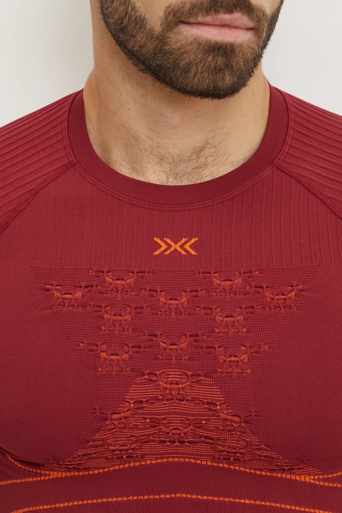 X-Bionic longsleeve funkcyjny Energy Accumulator 4.0 EA.WT06W19M bordowy