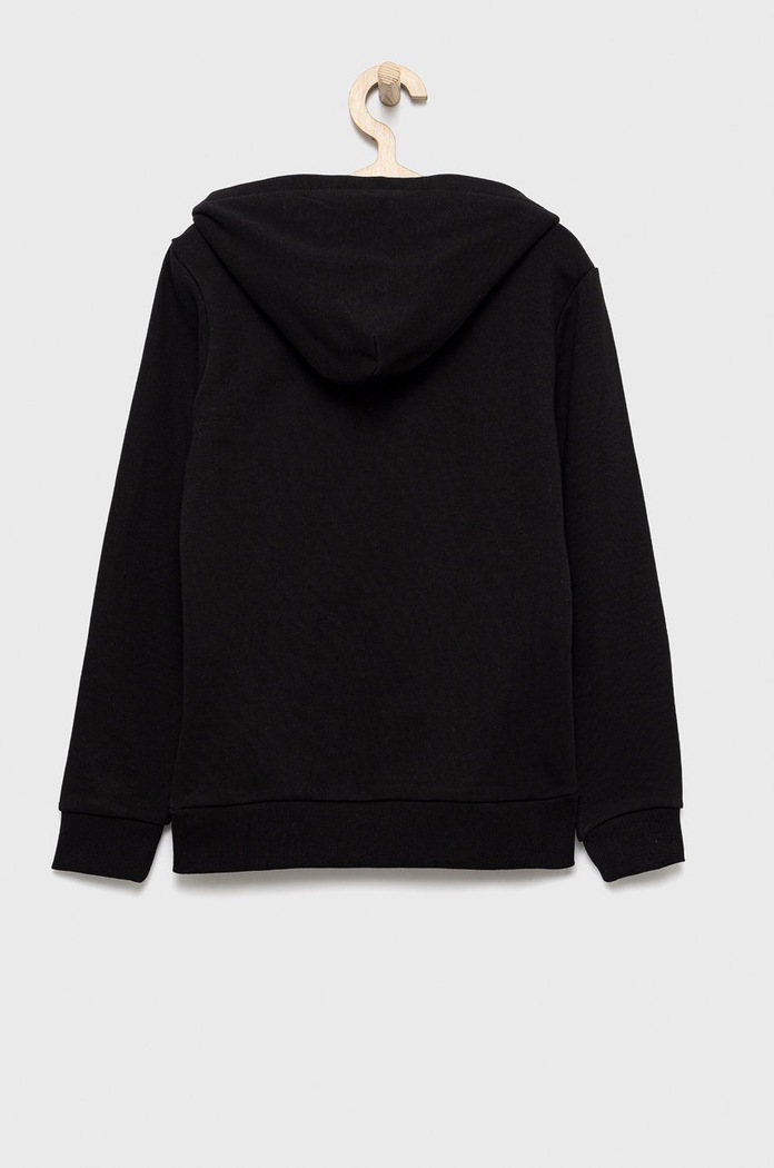 Dětská bavlněná mikina Calvin Klein Jeans IU0IU00266.9BYY černá AW22